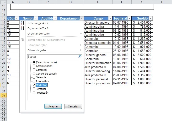 ejemplos filtros automaticos excel